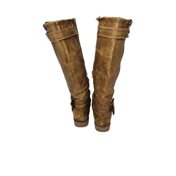 Madden Girl Tall Women's Chestnut Boots, Size 8M - Picture 2 of 11